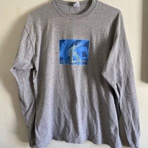 Vintage 90s Snowboarding Graphic Old Navy Long Sleeve